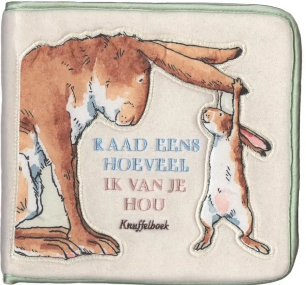 Lemniscaat Voelboeken|Bekijk Alles^Raad eens hoeveel ik van je hou (Knuffelboek)