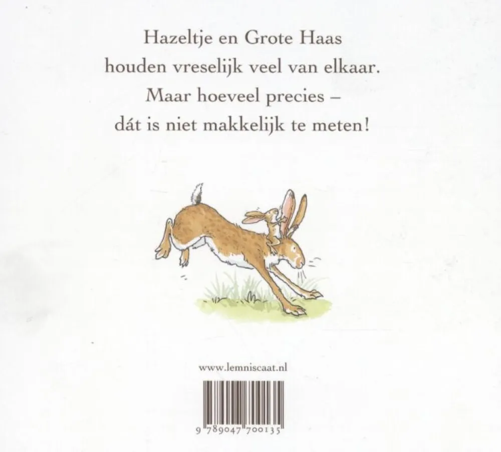 Lemniscaat Prentenboeken^Raad eens hoeveel ik van je hou