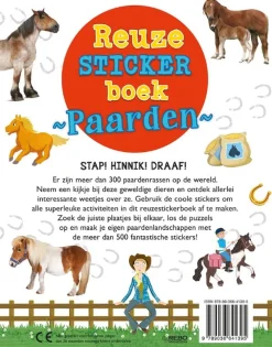 Houtendiershop Creatief^Reuze stickerboek Paarden