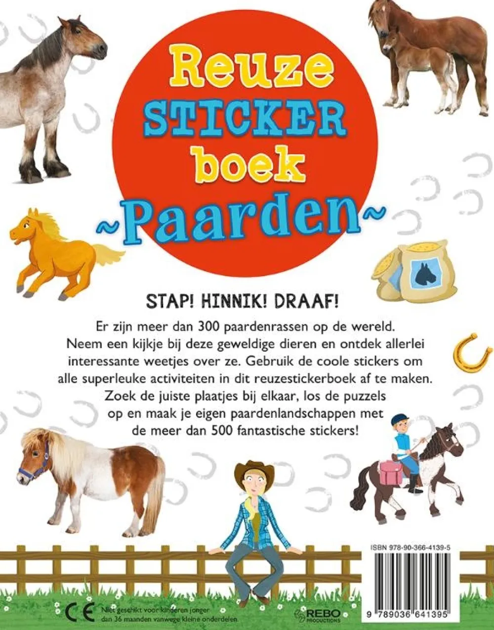 Houtendiershop Creatief^Reuze stickerboek Paarden