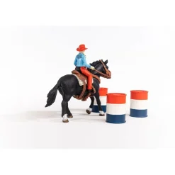 Schleich Farm World^Barrel Racing met Cowgirl