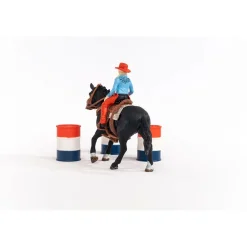 Schleich Farm World^Barrel Racing met Cowgirl