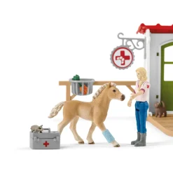 Schleich Farm World^Dierenartspraktijk met Dieren 42502