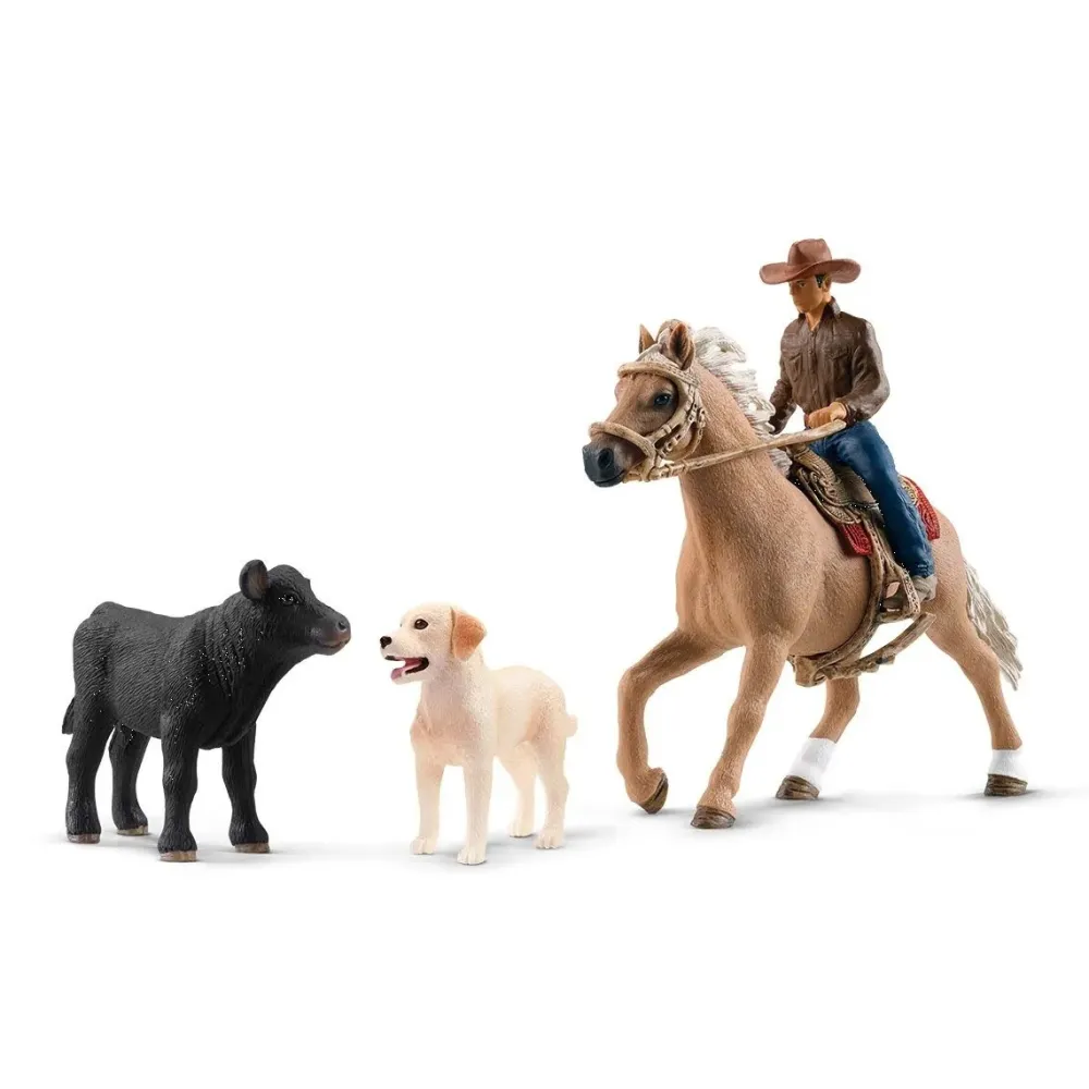 Schleich Farm World^Speelset Westernrijden