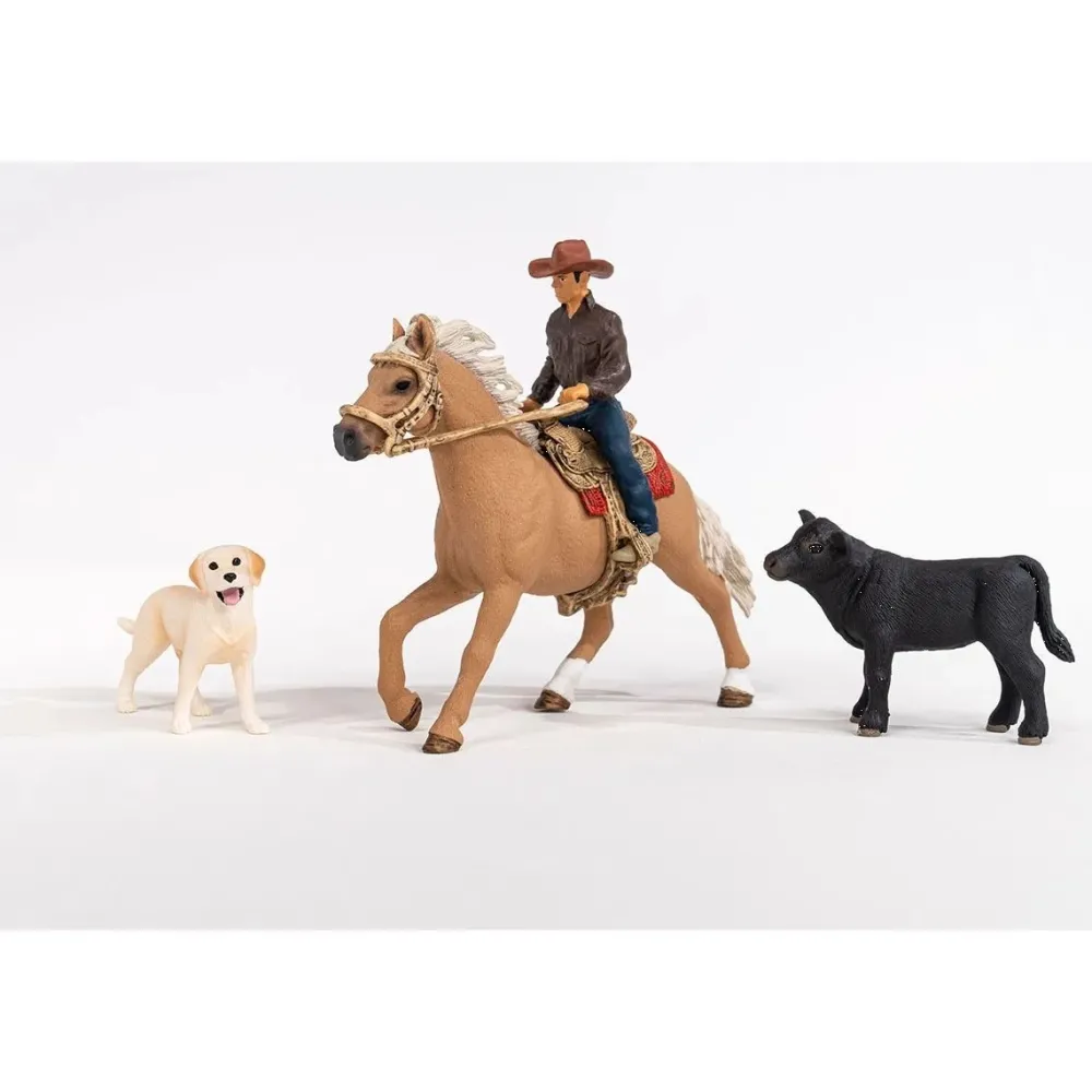Schleich Farm World^Speelset Westernrijden