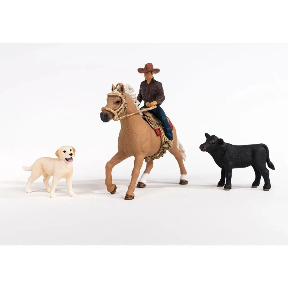 Schleich Farm World^Speelset Westernrijden