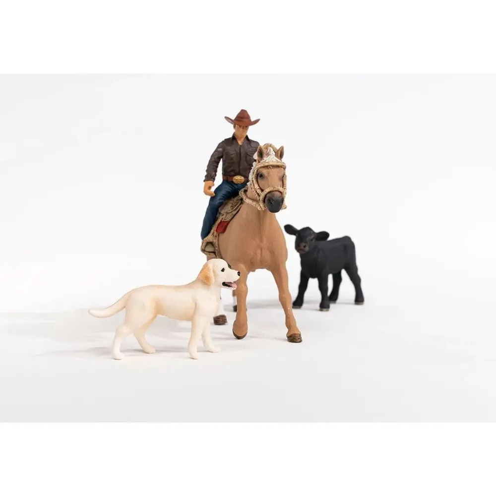 Schleich Farm World^Speelset Westernrijden