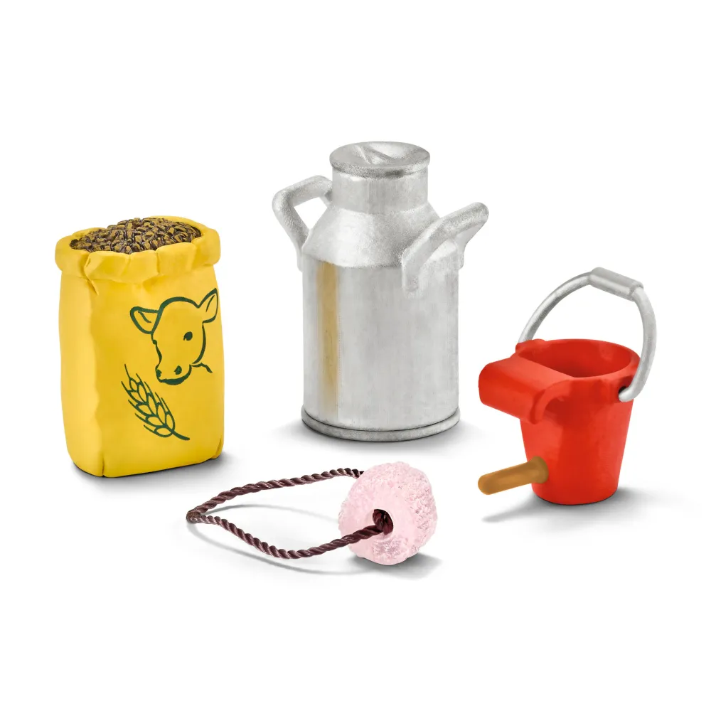 Schleich Farm World|Schoen-/ Sinterklaascadeautjes^Voer voor Koe en Kalf 42291