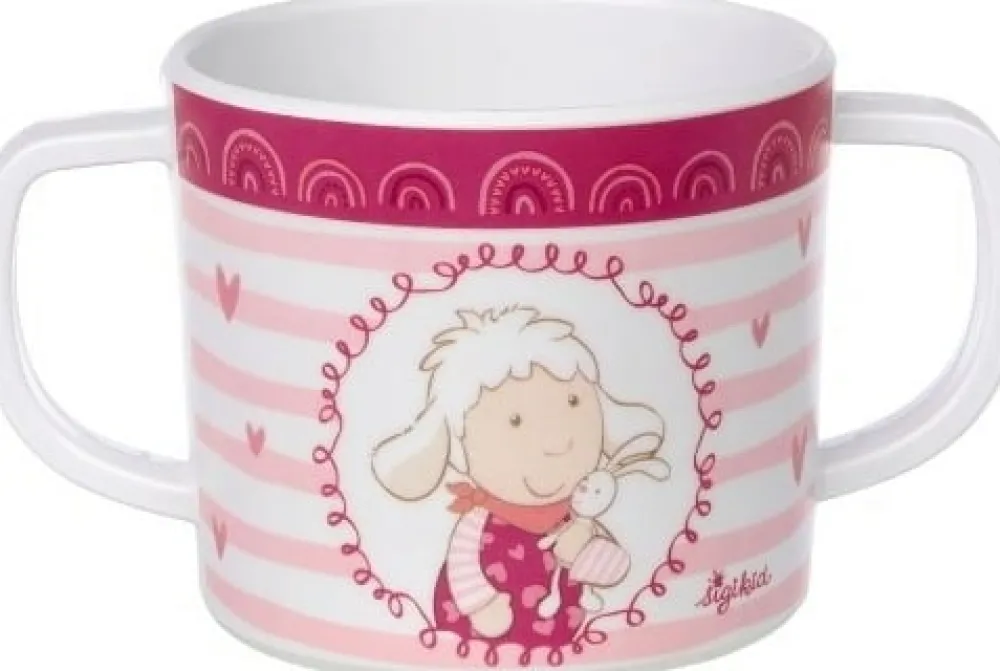sigikid Kinderservies^Beker Melamine Schaap Roze