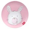 sigikid Kinderservies^Bord Melamine Konijn Roze