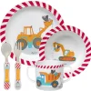 sigikid Kinderservies^Dinner Set Bouw Melamine