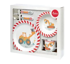 sigikid Kinderservies^Dinner Set Bouw Melamine