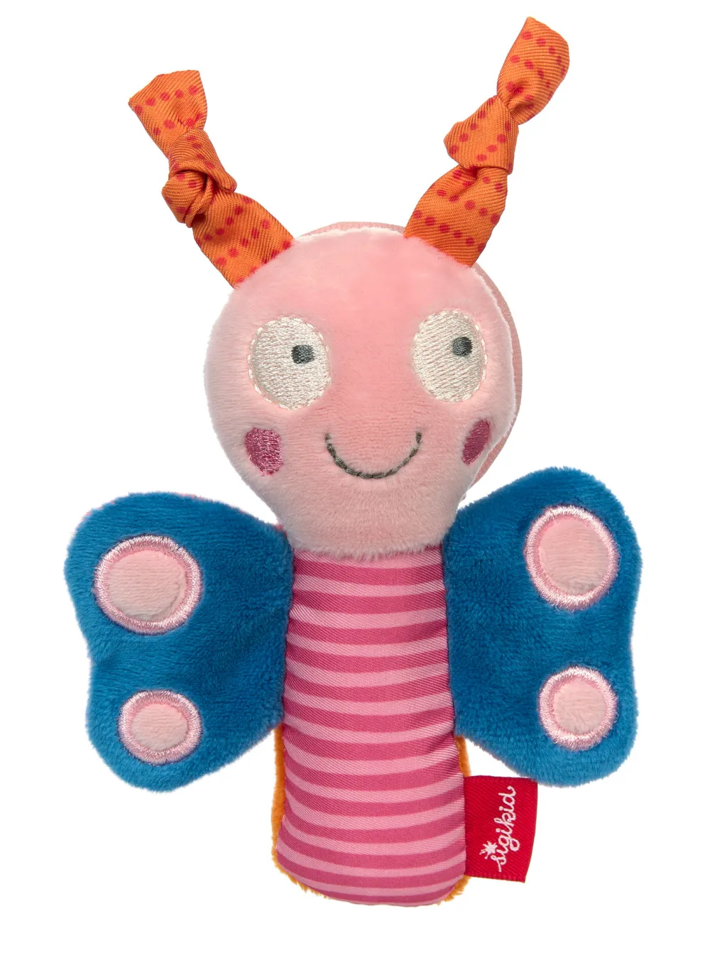 sigikid Babyspeelgoed|Knuffelspeelgoed^Grijpfiguur Vlinder Red Stars