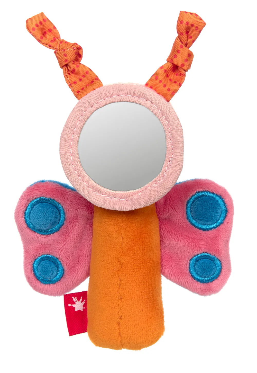sigikid Babyspeelgoed|Knuffelspeelgoed^Grijpfiguur Vlinder Red Stars