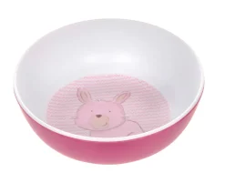 sigikid Kinderservies|Schoen-/ Sinterklaascadeautjes^Schaaltje Melamine Konijn Roze