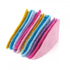 Sjaalmetverhaal Decoratie^Viltslinger Vlag Pasteltinten