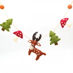 Sjaalmetverhaal Decoratie^Viltslinger Bos Hert