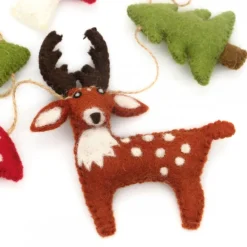 Sjaalmetverhaal Decoratie^Viltslinger Bos Hert