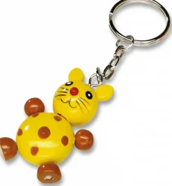 Small Foot Kleine Cadeautjes|Kleine Cadeaus^Sleutelhanger Jonge Dieren Hout Set 12-delig