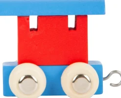 Small Foot Kleine Cadeautjes|Kleine Cadeaus^Lettertrein Blauw en Rood Hout