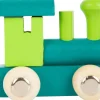 Small Foot Kleine Cadeautjes|Kleine Cadeaus^Lettertrein Blauw en Groen Hout