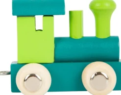 Small Foot Kleine Cadeautjes|Kleine Cadeaus^Lettertrein Blauw en Groen Hout