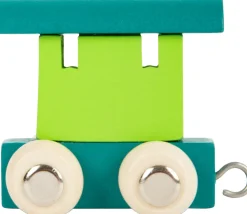 Small Foot Kleine Cadeautjes|Kleine Cadeaus^Lettertrein Blauw en Groen Hout