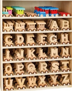 Small Foot Kleine Cadeautjes|Kleine Cadeaus^Lettertrein Letters Natuurlijk