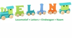 Small Foot Kleine Cadeautjes|Kleine Cadeaus^Lettertrein Letters Natuurlijk