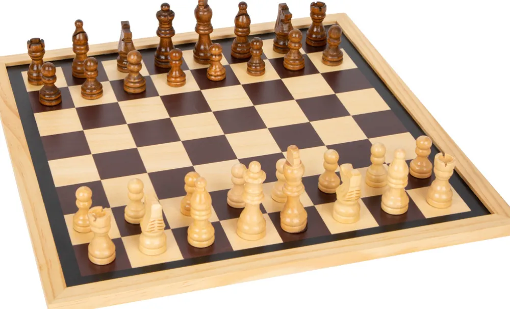 Small Foot Dobbelspellen^Spellenset in Houten Opbergdoos 20-delig