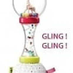 Sophie de Giraf Babyspeelgoed^Zachte Maracas Rammelaar in Wit-Rood Geschenkdoosje