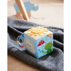 Haba Babyspeelgoed^Speelkubus regenboogwereld