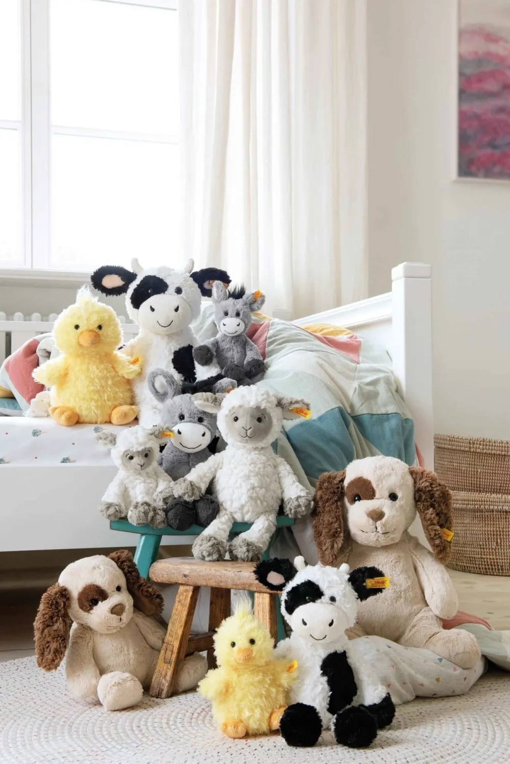 Steiff Steiff|Bekijk Alles^Knuffel Koe Soft Cuddly Friends Cobb