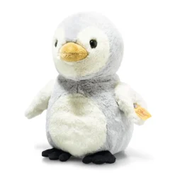 Steiff Steiff^Knuffel Lio Pinguin Licht Grijs/Wit 21cm