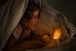 Steiff Steiff|Lampen^Knuffel met Licht Hoppie Haas 28cm