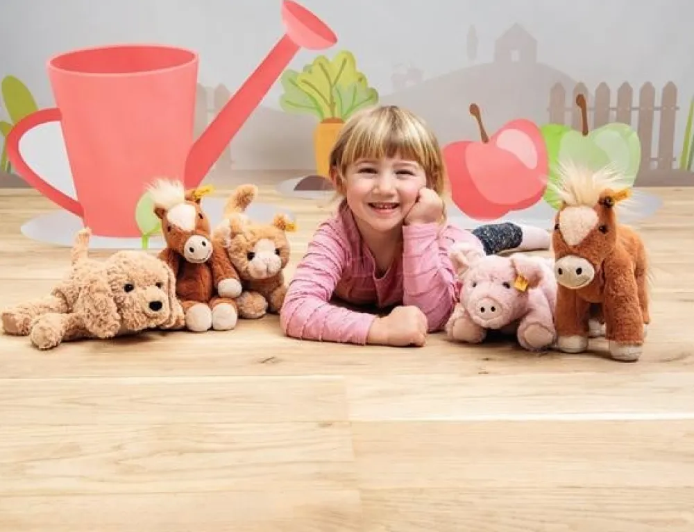 Steiff Steiff|Bekijk Alles^Knuffel Paard Soft Cuddly Friends Gola Zittend