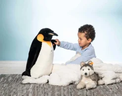 Steiff Steiff^Knuffel Palle Koningspinguin Zwart/Wit 52cm