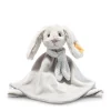 Steiff Kraamcadeaus^Knuffeldoek Konijn Lichtgrijs 26 cm