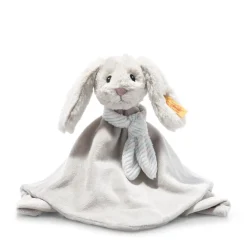 Steiff Kraamcadeaus^Knuffeldoek Konijn Lichtgrijs 26 cm