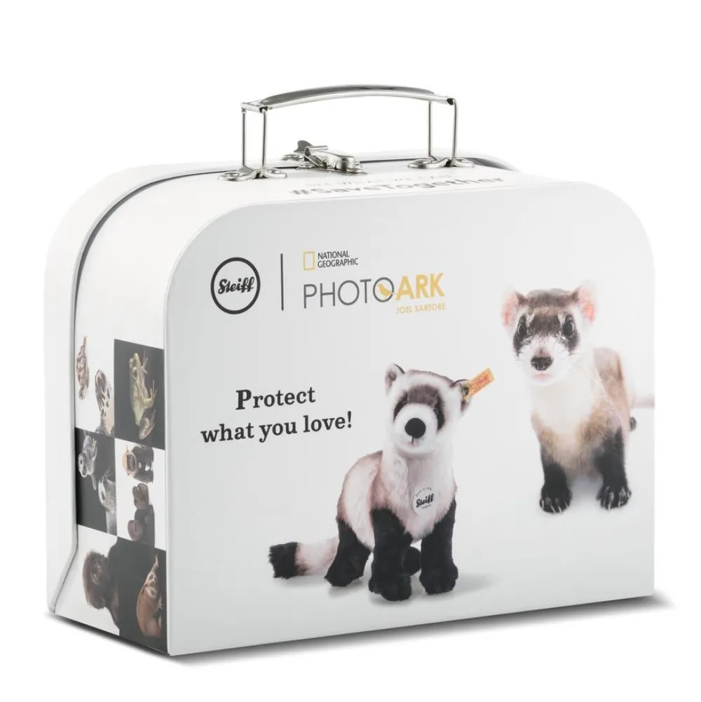 Steiff Steiff|Kraamcadeaus^Koffertje Knuffelkoffer National Geographic
