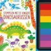 Uitgeverij Usborne Bekijk Alles^Stempelen met je vingers - Dinosaurussen