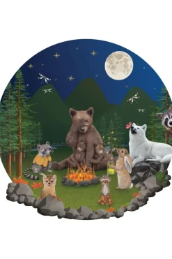 Sticky Tales Decoratie^Muursticker Groot Beer met zijn Vriendjes