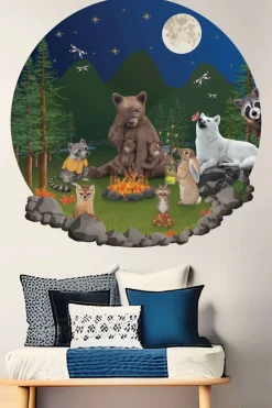 Sticky Tales Decoratie^Muursticker Groot Beer met zijn Vriendjes