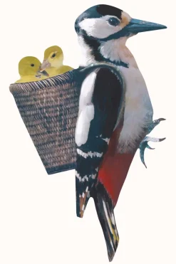 Sticky Tales Decoratie^Muursticker Specht