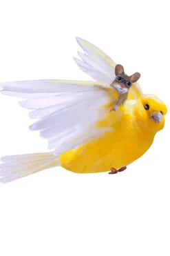 Sticky Tales Decoratie^Muursticker Kanarie Sacha en Muisje Bo