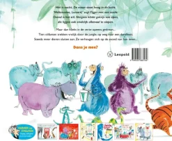 Uitgeverij Leopold Prentenboeken^Tien olifanten op weg naar een dansfeest