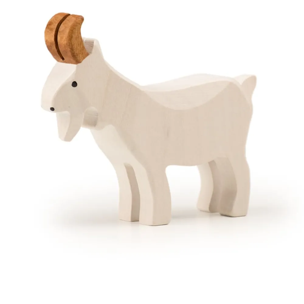 Trauffer Geiten|Boerderijdieren^Geitenbok Wit Staand