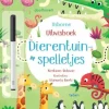 Uitgeverij Usborne Creatief|Bekijk Alles^Uitwisboek Dierentuinspelletjes
