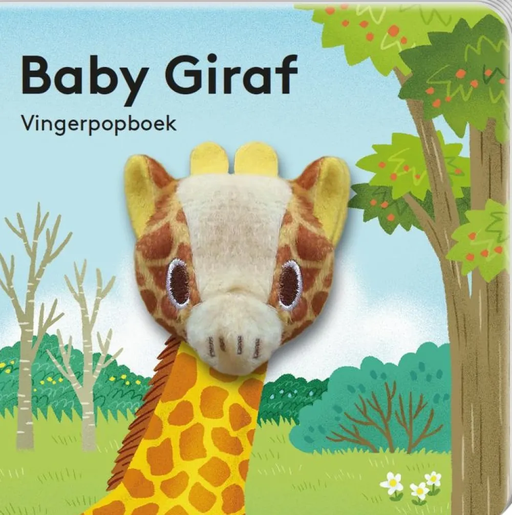 Image Books Voelboeken^Vingerpopboek Baby Giraf