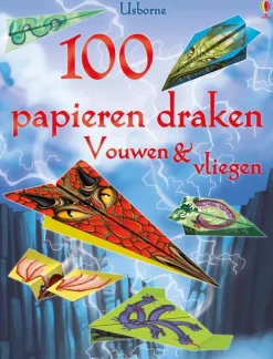 Uitgeverij Usborne Creatief|Bekijk Alles^Vouwen & vliegen 100 papieren draken